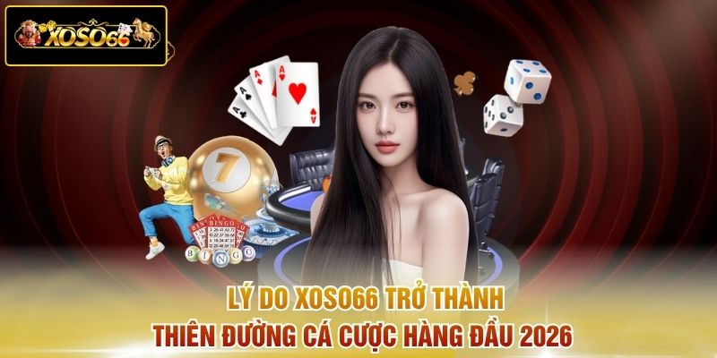 Lý do XOSO66 trở thành thiên đường cá cược hàng đầu 2026